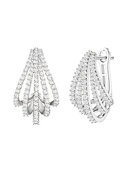 Macy's Diamond Earrings (3/4 ct. t.w.) in Sterling Silver