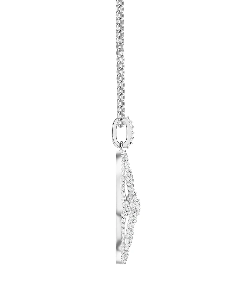 Macy's Diamond Pendant Necklace (1 ct. t.w.) in Sterling Silver