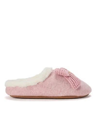Dearfoams Women's Josie Knit Clog Slipper with Bow