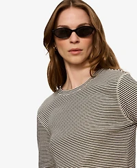 Sanctuary Women's 3/4-Length Sleeve Crewneck T-Shirt