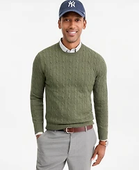 Club Room Men's Cable-Knit Crewneck Sweater, Macy's Exclusive
