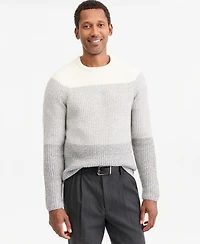 Club Room Men's Premium Blocked Chunky Crewneck Sweater, Macy's Exclusive