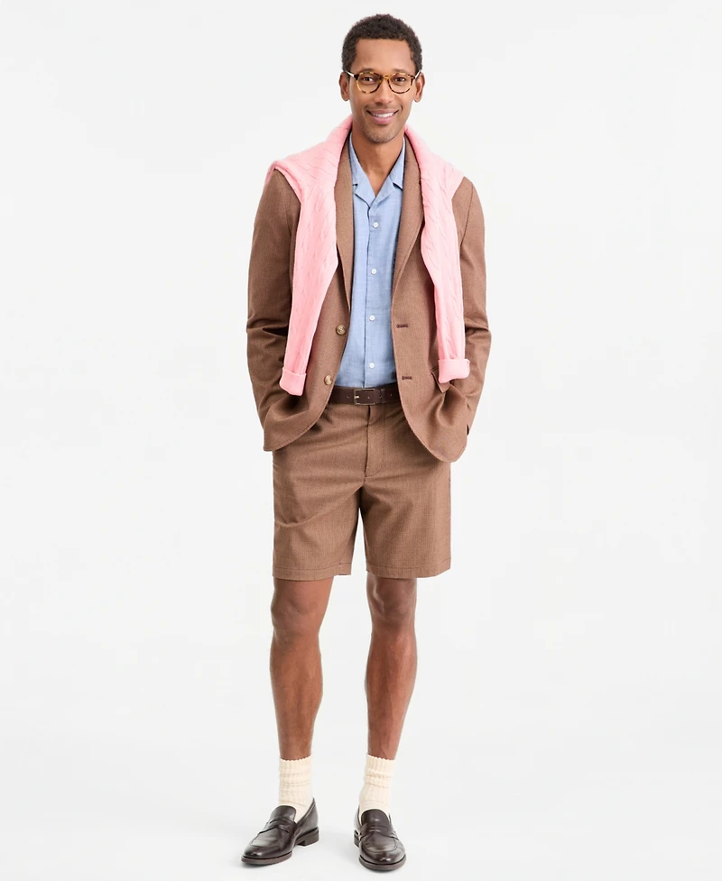 Club Room Men's Houndstooth Shorts, Macy's Exclusive