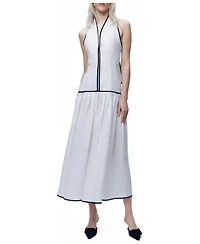Nocturne Women's Binding Detail Halterneck Midi Dress