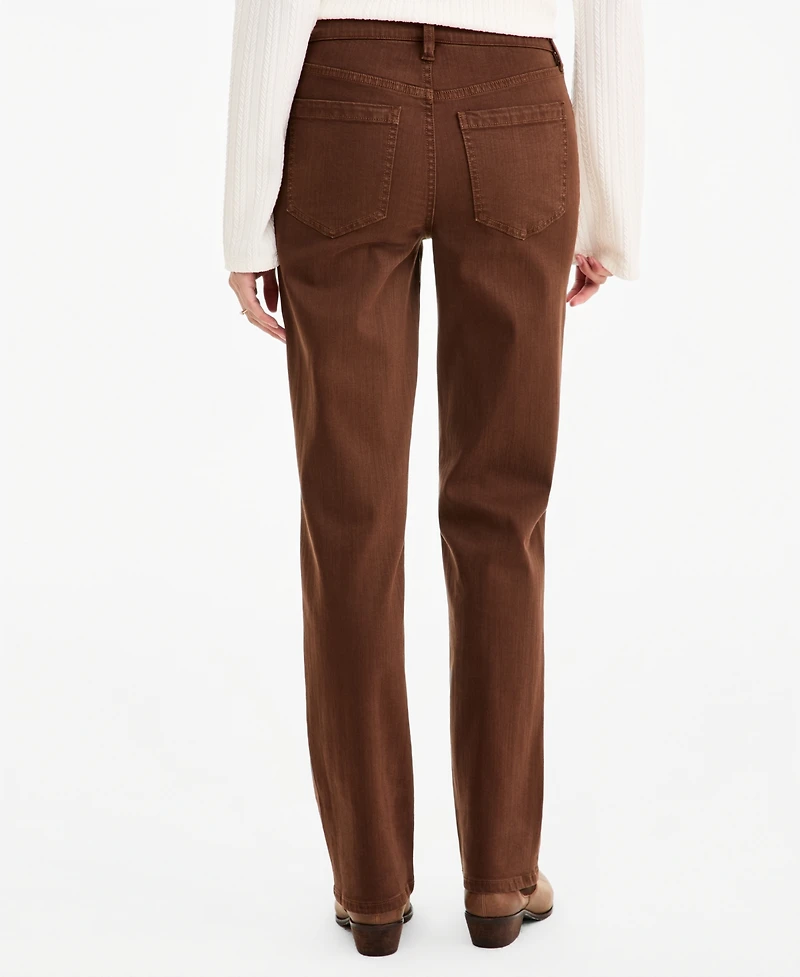 Liverpool Los Angeles Women's Kennedy Straight-Leg Comfort Waist Jeans