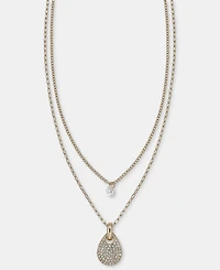 Dkny Layered Pendant Necklace, 16" + 3" extender
