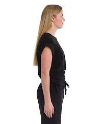 Wilt Women's Round Neck Side Drawstrings Tee
