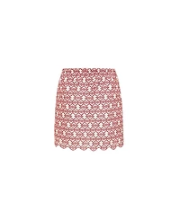 Pcfg Women's The Broderie Anglaise Edit Mini Skirt with Embroidery