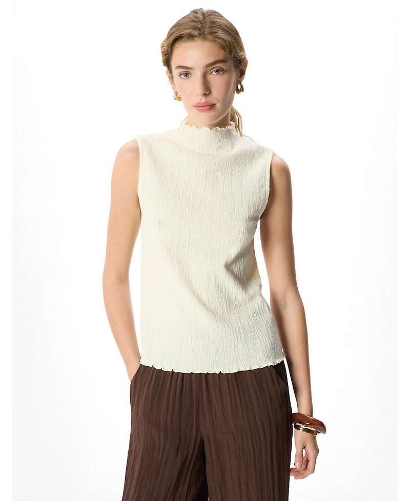 Whistles Women's Textured Sleeveless Top