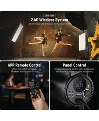 Neewer CB200B Led Video Light with 210W, 90000Lux, 2700K-6500K