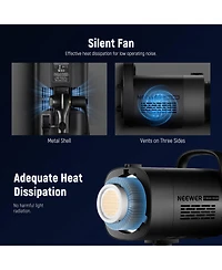 Neewer CB60 Led Video Light with 70W, 18000Lux, 2700K-6500K