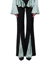 Pcfg Women's The Party Edit Contrast Chiffon Detail Pants