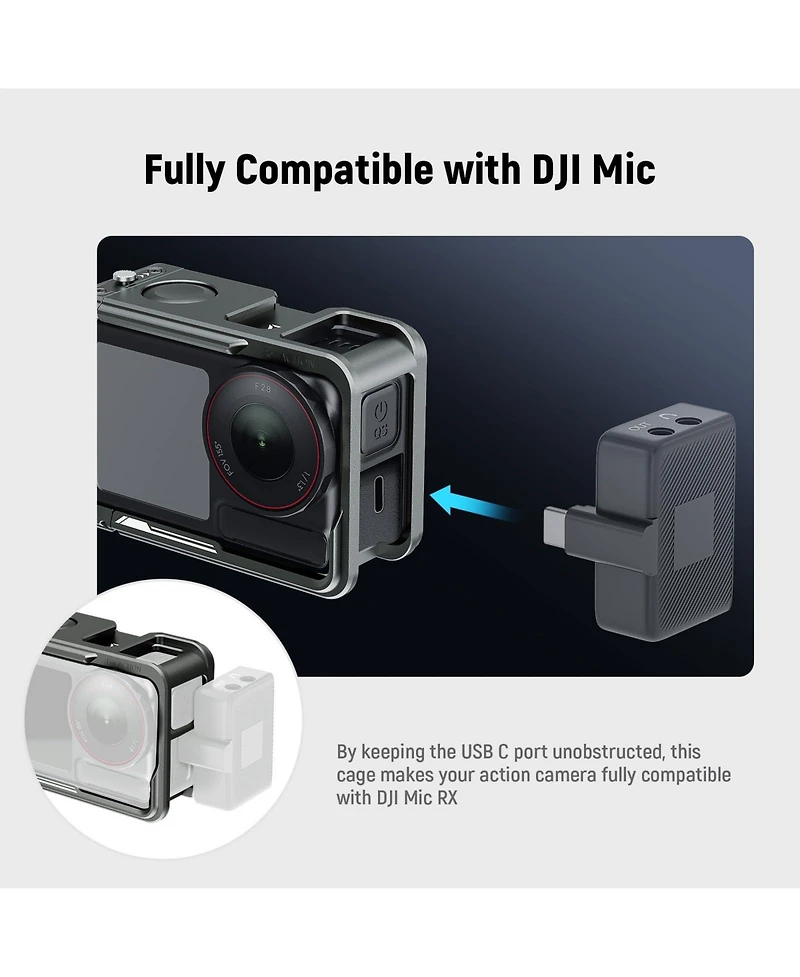 Neewer AC014 Camera Mounting Accessory for select Dji Osmo Action models