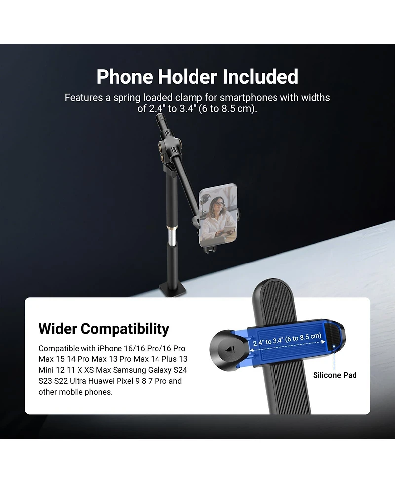 Neewer ST013 Camera Mounting Accessory for select iPhone and Android mobile devices