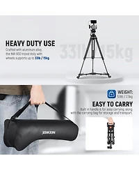 Neewer Camera Tripod with 2 inch, 33lbs for select Canon, Nikon and Sony cameras