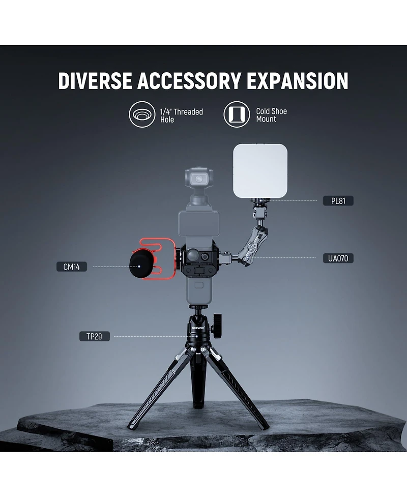 Neewer AC009 Camera Mounting Accessory for Dji Osmo Pocket 3