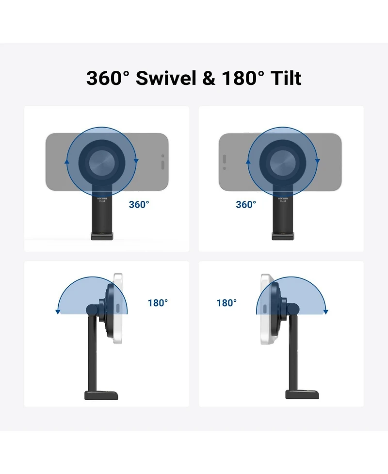 Neewer PA153 Camera Tripod for select iPhone and Android mobile devices