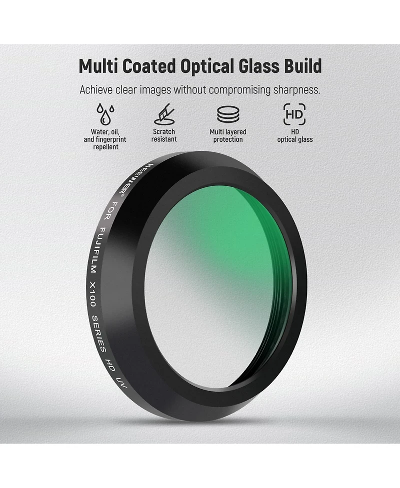 Neewer X100 Camera Lens Accessory for Fujifilm X100 X100S X100F X100T X100V X100VI Camera