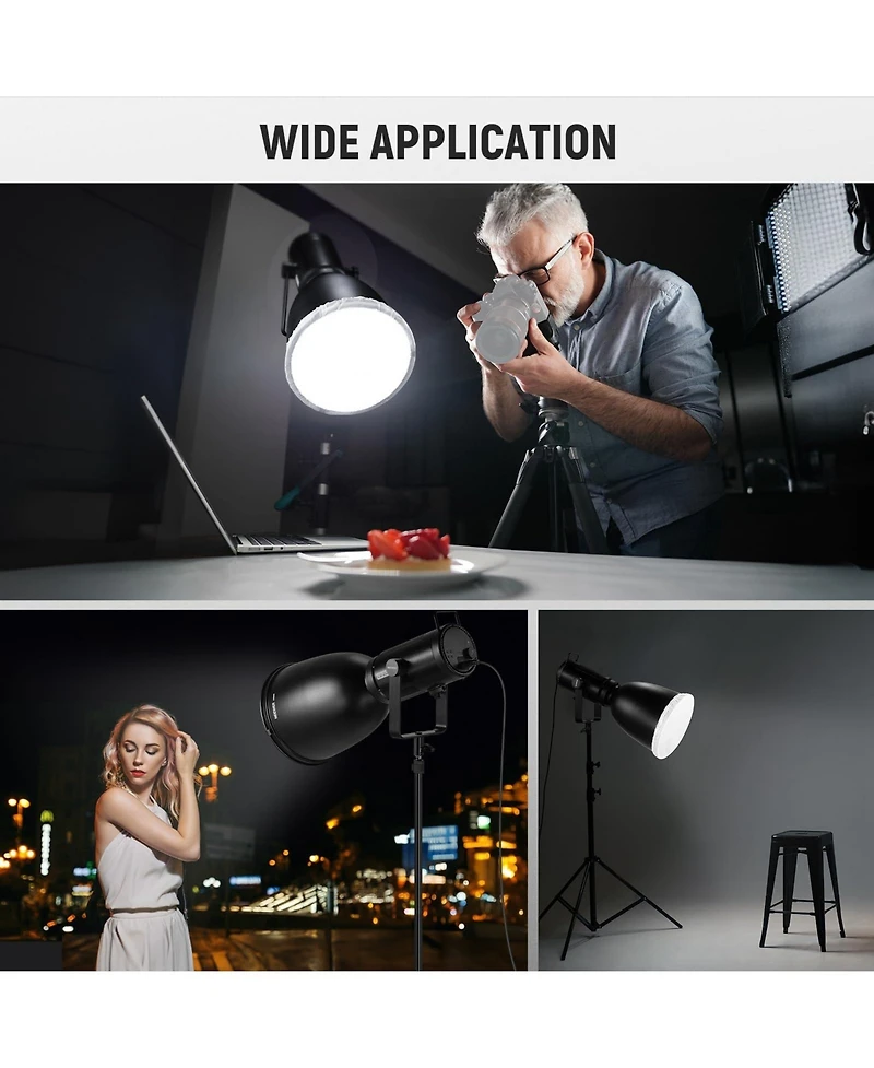 Neewer FR30 Camera Mounting Accessory with 29.5cm for Godox Neewer Studio Strobe Flash Light Speedlite