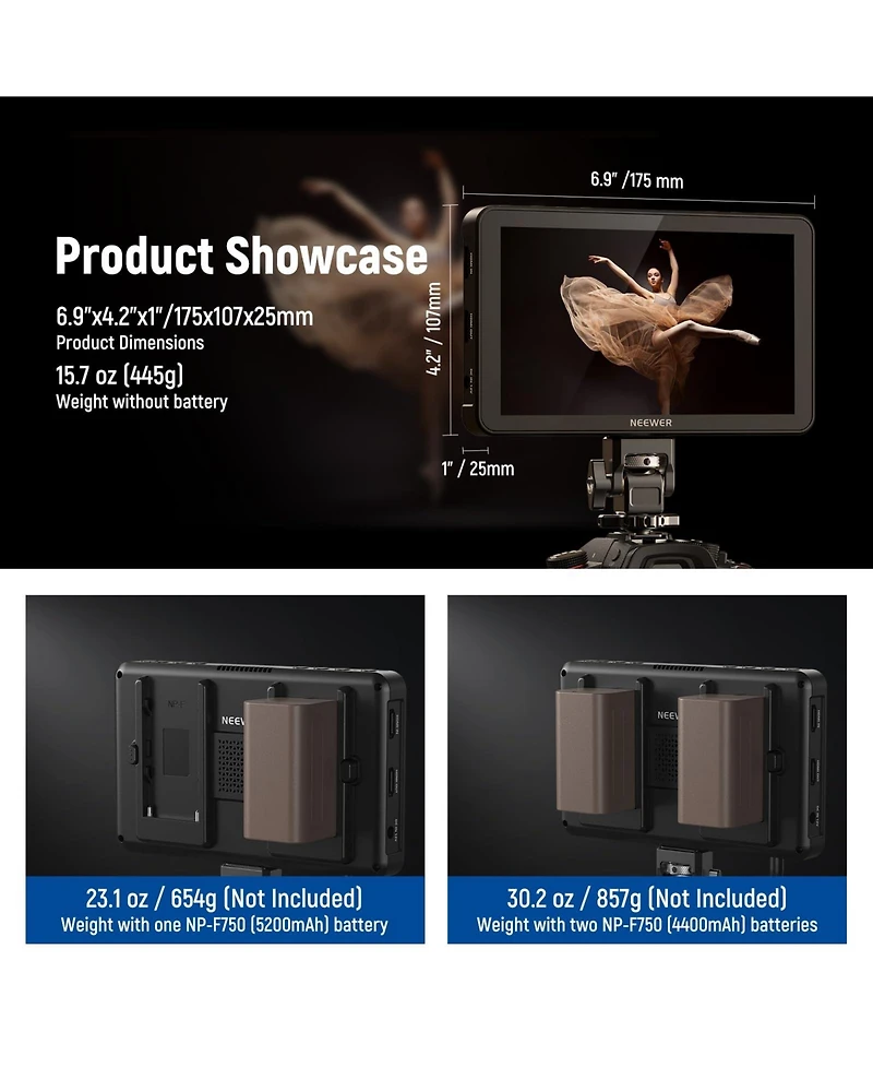 Neewer F700 Camera Battery and Charging Accessory