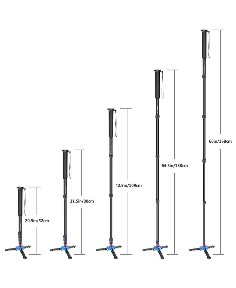 Neewer Camera Monopod with 168 cm, 5 kg