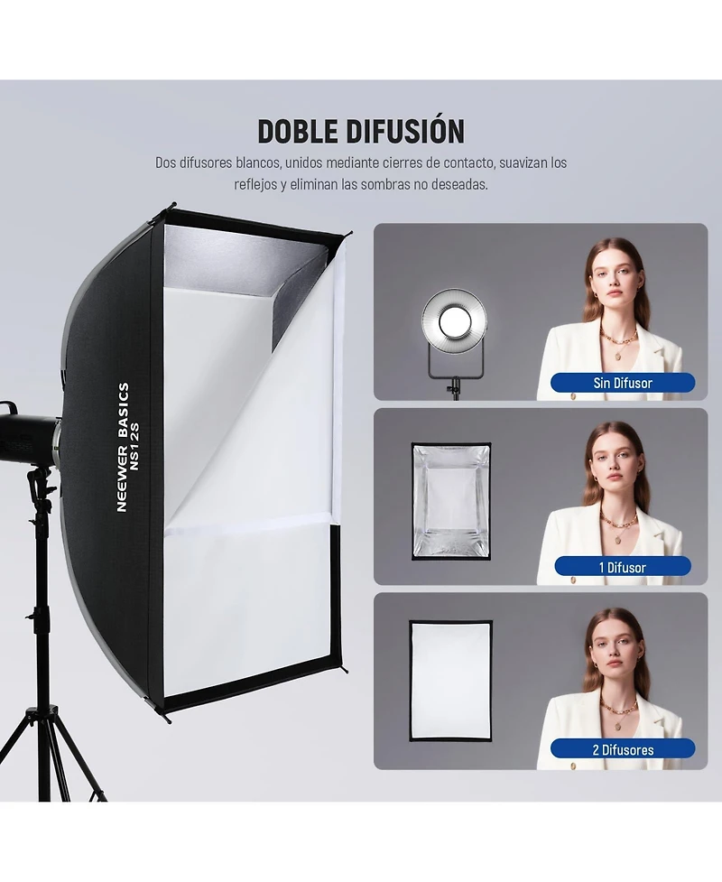 Neewer NS12S Softbox with 24" for Godox Aputure Studio Photography Video Recording Lighting