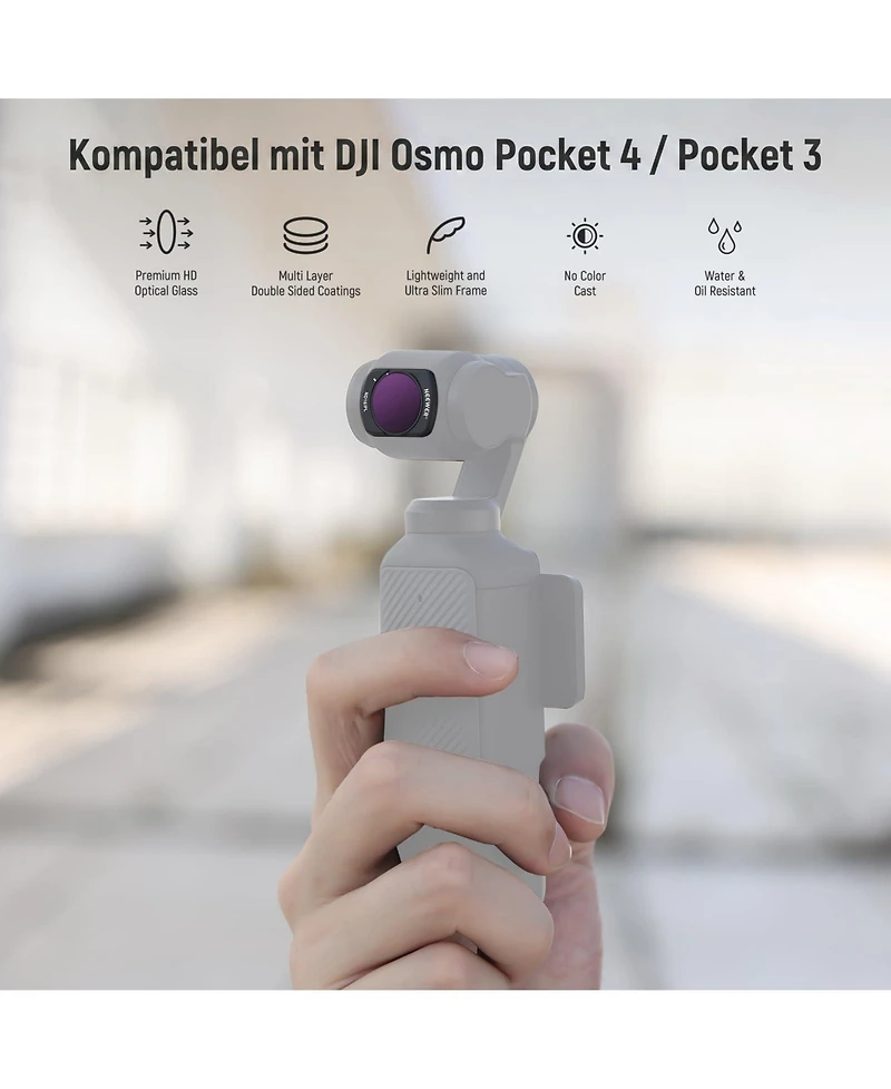 Neewer ND8 Camera Lens Accessory with ND8, ND16, ND32 for Dji Osmo Pocket 3