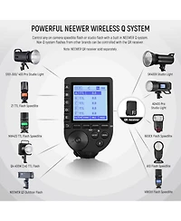Neewer Z760 Camera and Photo Accessory with 300W, 400W, Ttl for Sony 1/8000s Hss Large Screen Slanted Design 5