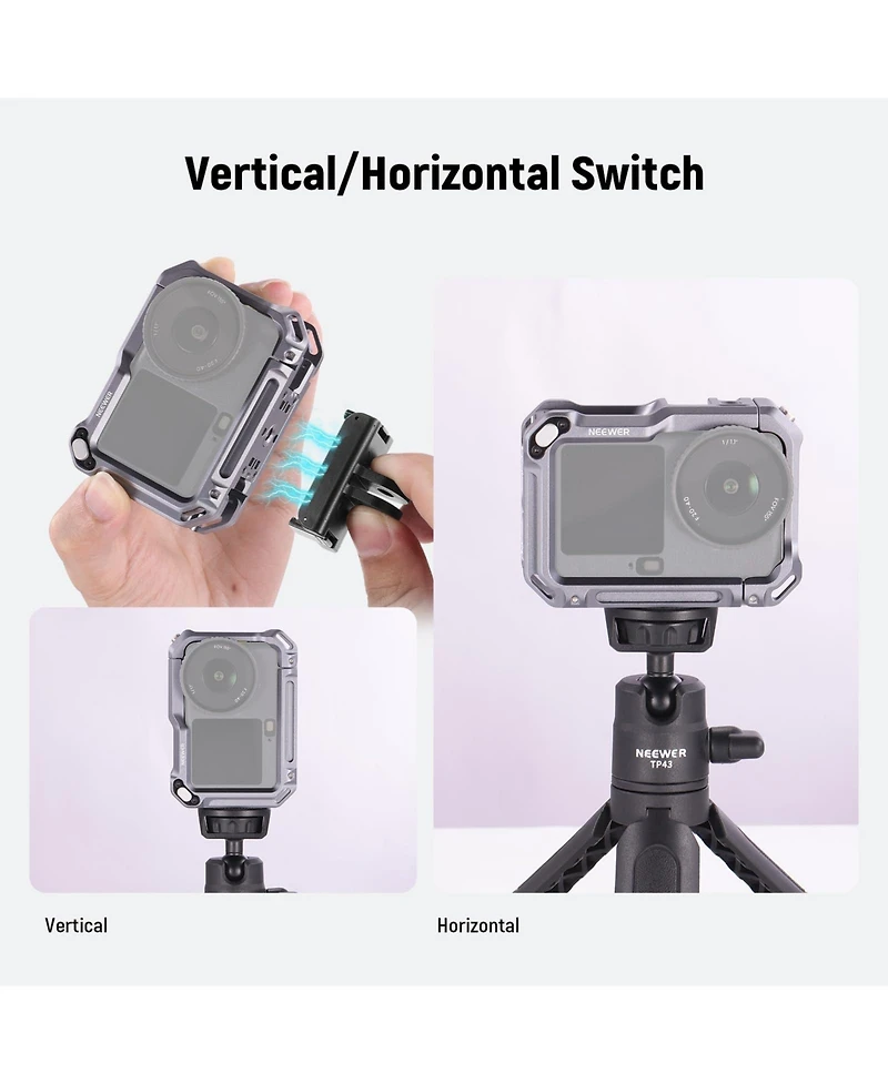 Neewer AC049 Camera Mounting Accessory for select Dji Osmo Action models
