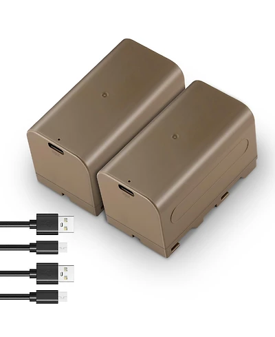 Neewer Np-F750 Led Video Light with 4400mAh, Usb C for select Sony Np-f-series devices