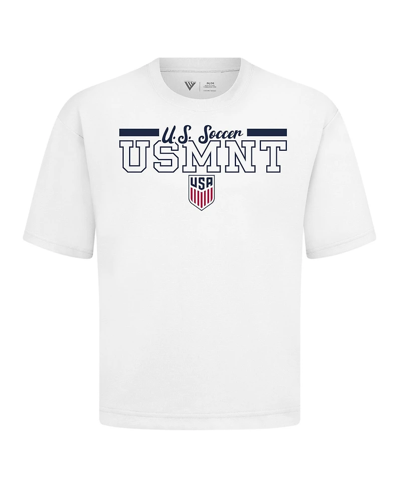 LevelWear Men's White Usmnt Vanguard Luxe Signature T-Shirt