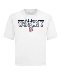 LevelWear Men's White Usmnt Vanguard Luxe Signature T-Shirt