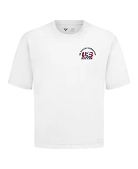 LevelWear Men's White Usmnt Luxe Signature Knit Transit T-Shirt