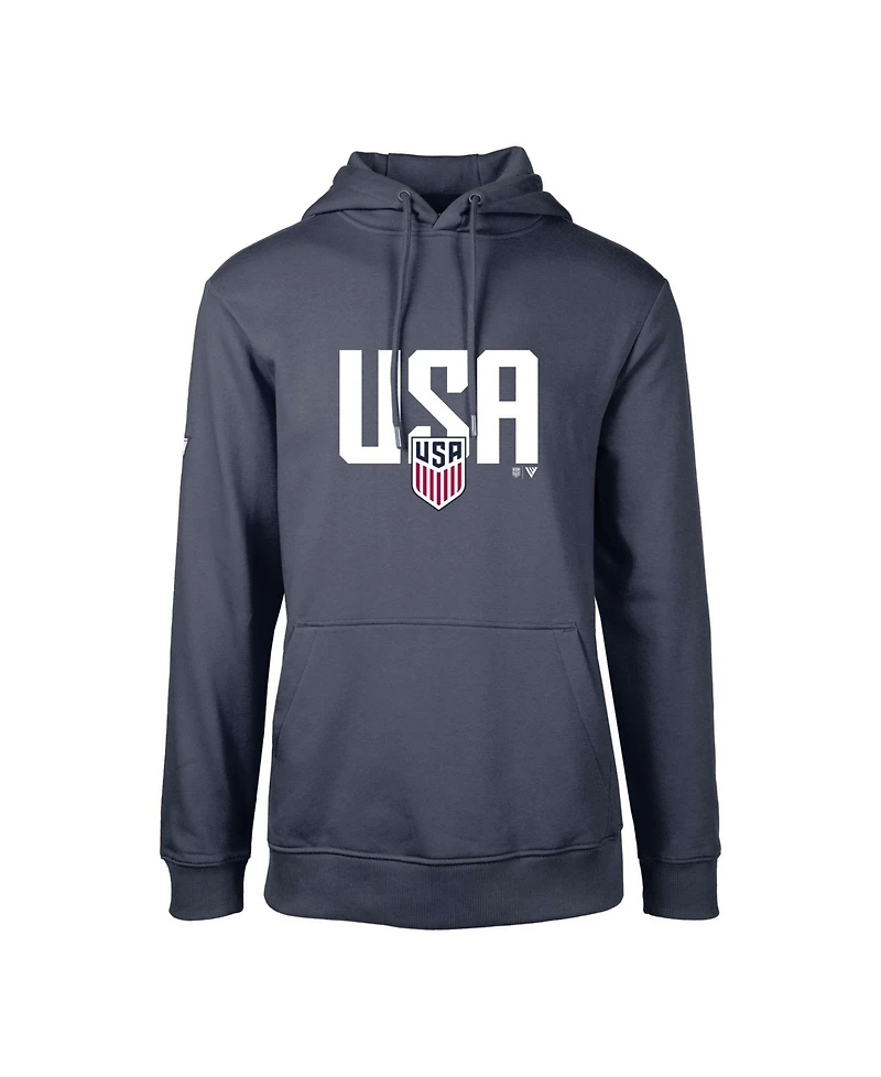 Levelwear Men's Navy Usmnt Podium Mascot Pullover Hoodie