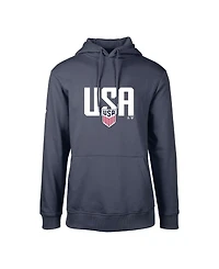 Levelwear Men's Navy Usmnt Podium Mascot Pullover Hoodie