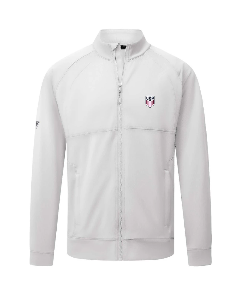 LevelWear Men's White Usmnt Form Full-Zip Jacket