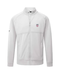 LevelWear Men's White Usmnt Form Full-Zip Jacket