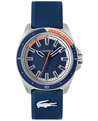 Lacoste Men's Quartz Capbreton Navy Silicone Strap Watch 43mm