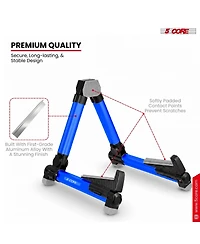 5 core Guitar Stand Adjustable A Frame Shape w Rubber Pad Arms Supports Acoustic Electric Bass