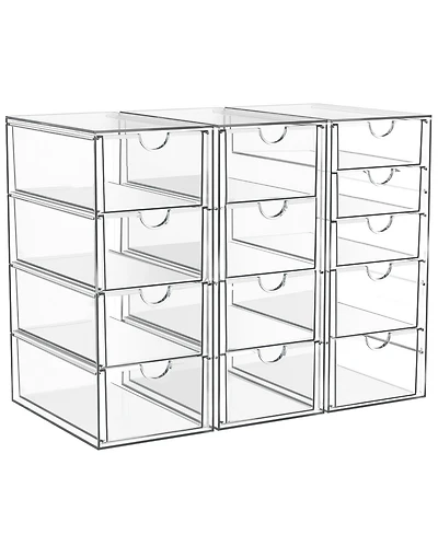 Xdovet Makeup Organizer 13 Drawers Bathroom Desk Storage 3 Pack
