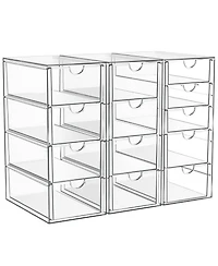 Xdovet Makeup Organizer 13 Drawers Bathroom Desk Storage 3 Pack