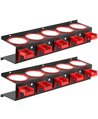 Xdovet Spray Bottle Rack Wall Mount Steel Holder