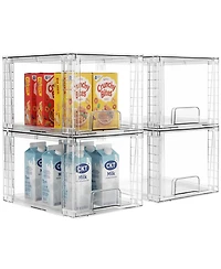 Xdovet Stackable Storage Drawers Plastic Organizer