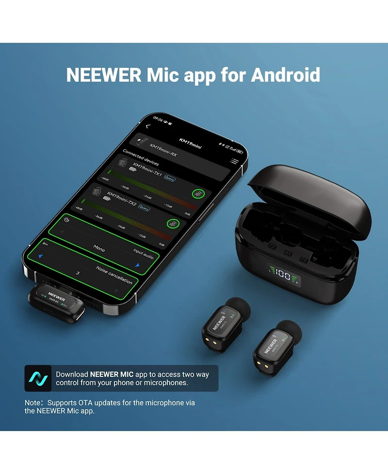 Neewer KM19 Microphone for select iPhone and Android mobile devices