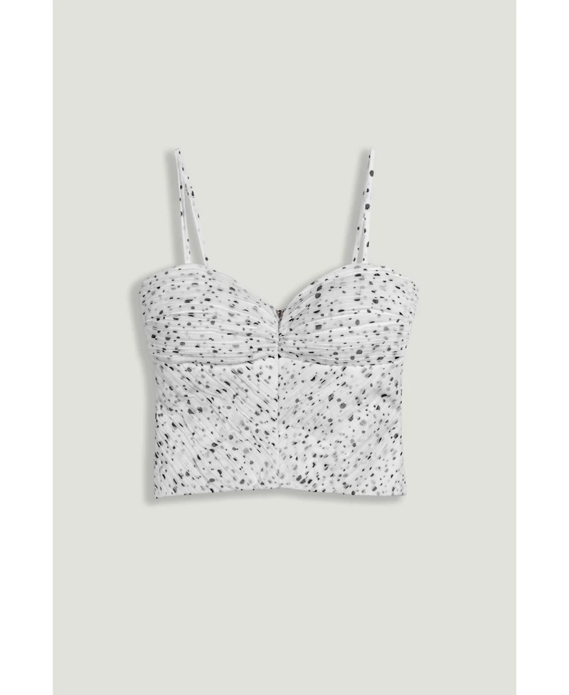 Nocturne Women's Printed Chiffon Bustier