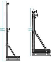 Neewer Triangle Wall Mount Arm for Photo Studio Strobe Monolight Softboxes Umbrellas Reflectors Flexible Rotation 180 Degrees Maximum Length 180