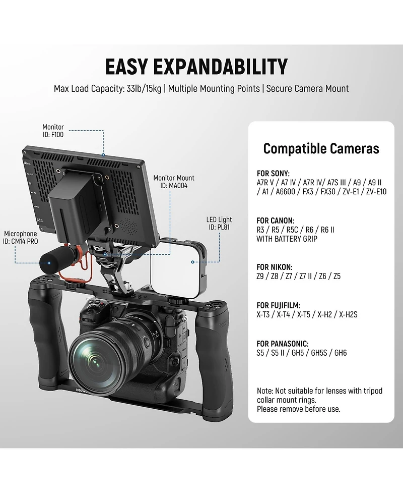 Neewer CA016T Camera Mounting Accessory for SmallRig Accessories
