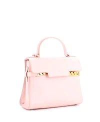 Pre-Owned Delvaux Mm Tempete Top Handle Bag Leather