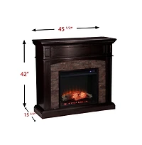 Augusta Home Grantham Convertible Touch Screen Electric Fireplace