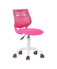 HomeRoots Adjustable Height Swivel Rolling Office Chair
